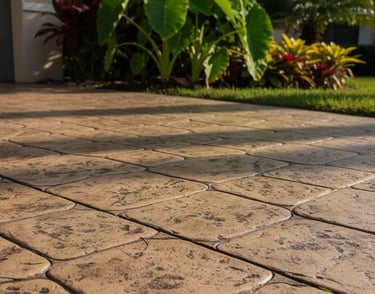 Decorative Concrete Driveway in Plantation, FL property