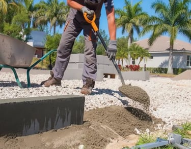 Concrete Patio Installation in Florida property