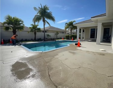 Concrete Pool Deck repair in Plantation, FL