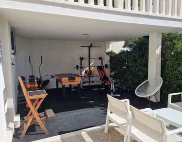 The photo shows a Fun and Fitness area from a different corner.