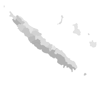 Dessin de la Nouvelle-Calédonie