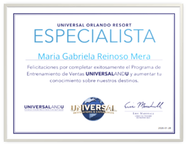 especialista en universal orlando miss gabby