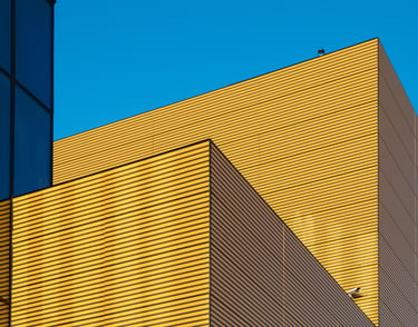 yellow / gold building