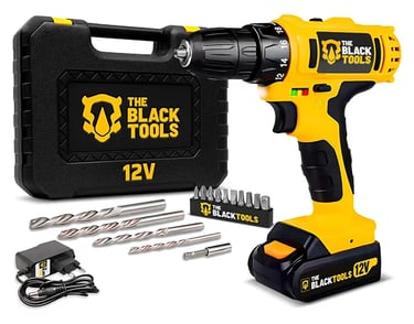 Parafusadeira e Furadeira TB-12E 12V The Black Tools