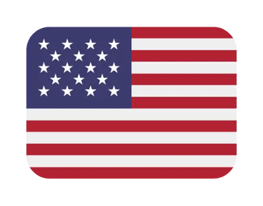 Iconic American flag with red and white stripes, white stars on a blue field, symbolizing the United States.