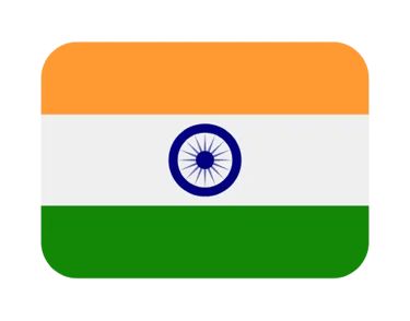 Animated national flag of India with saffron, white, and green stripes and the blue Ashoka Chakra.