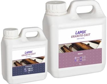 Tabletop epoxy resin and hardener 