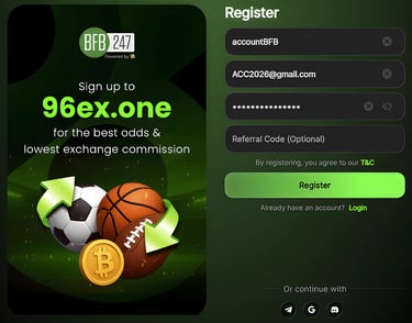 REGISTER ACCOUNT 96EX BFB247