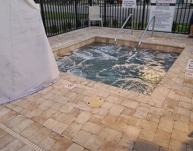 shared hot tub