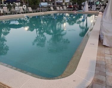 shared heated pool