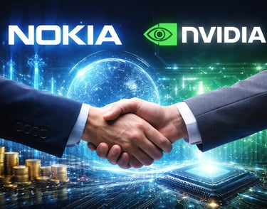 Parceria tecnológica futurista entre Nokia e Nvidia