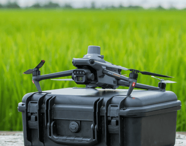 Dron con sensor multiespectral para mapeo aéreo. Análisis multiespectral y digitalización de cultivos en Mallorca.
