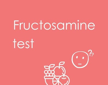 fructosamine assay for diabetes