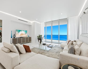 Photo of beautiful oceanfront apartment on Miami Beach
