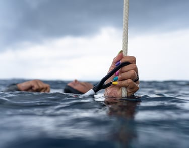 freediving competition photography athlete underwater Laura Mommicchi