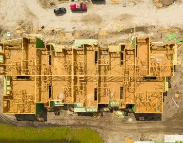 a construction site with a lot of construction materials and a lot of construction materials