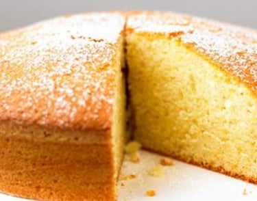 a cake with a piece of cake on top of it