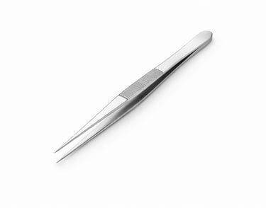 stainless steel dissecting forceps instrument CE certified for tissue handling and separation.
