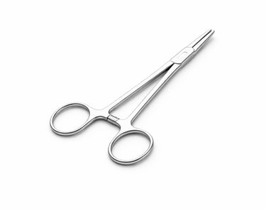 stainless steel Olsen Hegar needle holder instrument CE certified for needle holding with scissors.
