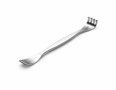 stainless steel Senn retractor instrument CE certified for superficial tissue retraction.