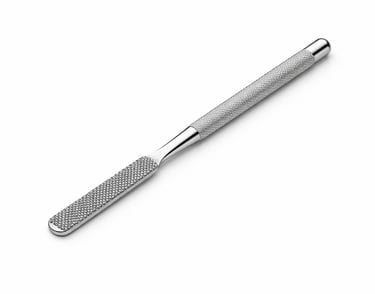 stainless steel surgical rasps instrument CE certified for bone smoothing and shaping.