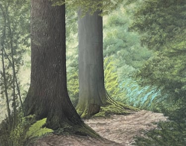 Tableau à l'huile - les deux frères