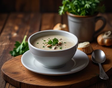 Cream of mushroom soup/Gombakrémleves