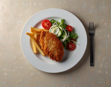 Breaded chicken breast/Rántott csirkemell