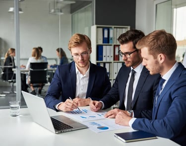 personas haciendo su trabajo con calidad