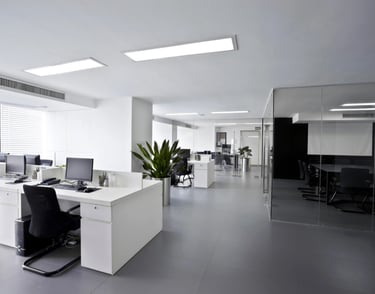 Commercial painting office refit