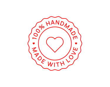 Fait main logo avec amour