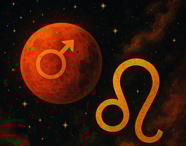 "Vedic Astrology Mars Transit 2025 in Leo – Zodiac Chart Effects, Planetary Drishti & Remedies