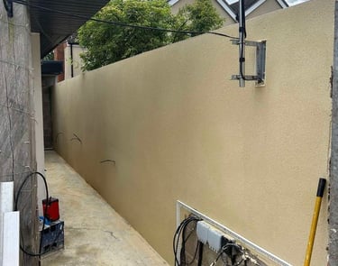 wall rendered by franklins