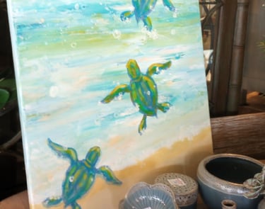 turtles painting