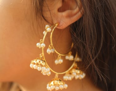 eaarings. online jewellery. hoops. jhumkas. premium earrings. studs