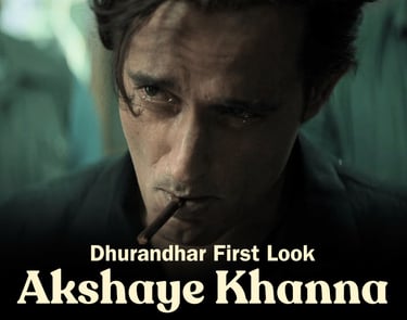 Akshaye khanna first look on Dhurandar