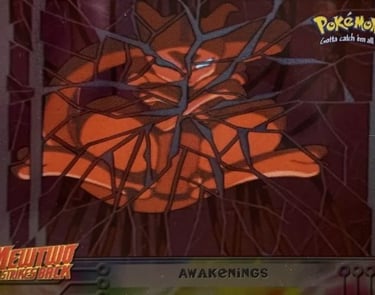 2 Awakenings Topps Pokemon The First Movie silver foil