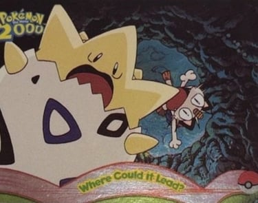 2 Where Could it Lead Topps Pokémon The Movie 2000 silver foil