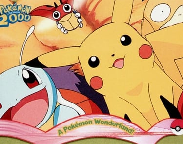 3 A Pokémon Wonderland ! Topps Pokémon The Movie 2000