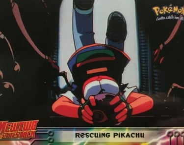 30 Rescuing Pikachu Topps Pokémon The First Movie