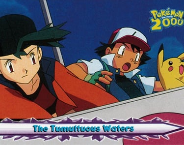 30 The Tumultuous Waters Topps Pokémon The Movie 2000