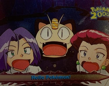 56 Hello Pokémon! Topps Pokémon The Movie 2000 silver foil