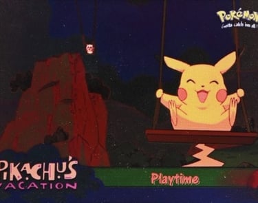 57 Playtime Topps Pokémon The First Movie silver foil