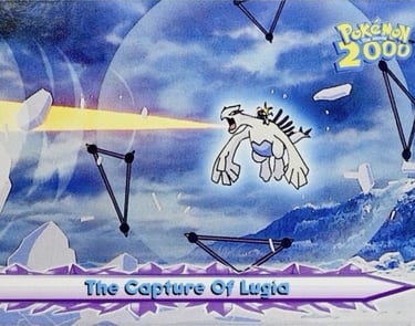 57 The Capture Of Lugia Topps Pokémon The Movie 2000