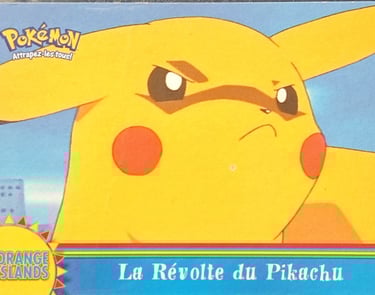 OR3 La révolte de Pikachu topps série 2