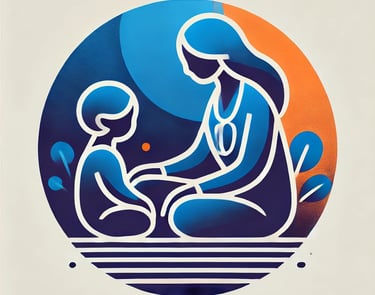a woman sitting on a bench with a man and a woman