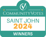 Community Votes Saint John 2024 winner logo