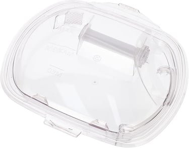 a clear plastic container with a clear lid