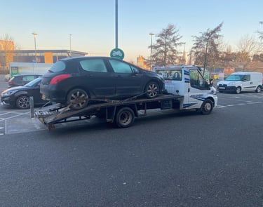 alt="Van recovery in Pershore – live job shown in gallery"