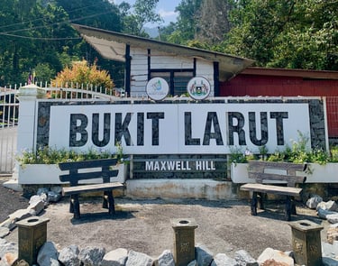 bukit larut maxwell hill taiping entrance
